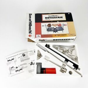 Vintage Son of Hibachi Triple Spit Rotisserie Battery Powered